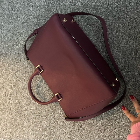 Michael Kors Purple Leather Satchel Medium - Picture 5 of 5